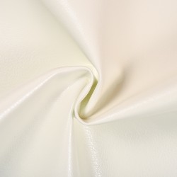 Ткань Дерматин (Кожзам) для мебели, цвет Белый (на отрез)  в Шадринске