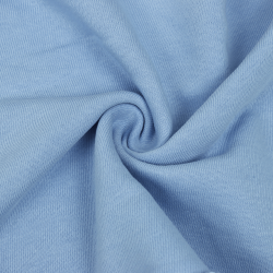 Ткань Футер 3-х нитка, Петля, цвет Светло-Голубой (на отрез)  в Шадринске
