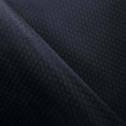 Ткань Оксфорд 300D PU Рип-Стоп СОТЫ, цвет Черный (на отрез)  в Шадринске