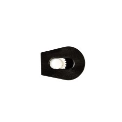 Зажим для шнура 4 мм KL цвет Чёрный + Белый (поштучно)  в Шадринске