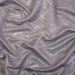 Ткань Блэкаут для штор светозатемняющая 75% &quot;Ледовое тиснение цвет Серый&quot; (на отрез)  в Шадринске