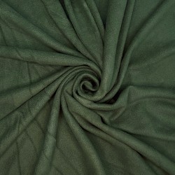 Ткань Флис Односторонний 130 гр/м2, цвет Темный хаки (на отрез)  в Шадринске