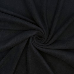 Флис Односторонний 130 гр/м2, цвет Черный (на отрез)  в Шадринске