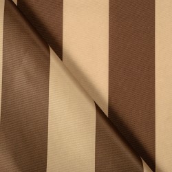 Ткань Оксфорд 300D PU, Бежево-Коричневая полоска (на отрез)  в Шадринске
