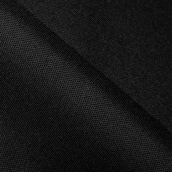 Прорезиненная ткань Оксфорд 600D ПВХ, Черный  в Шадринске, 340 г/м2, 359 руб