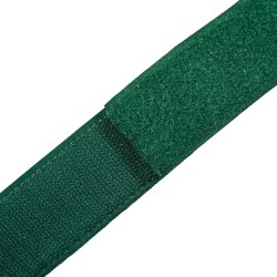Контактная лента 40мм (38мм) цвет Зелёный (велькро-липучка, на отрез)  в Шадринске