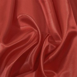 Ткань Атлас-сатин, цвет Красный (на отрез)  в Шадринске