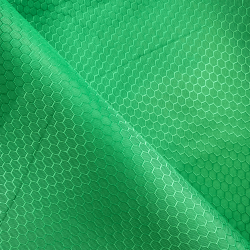 Ткань Оксфорд 300D PU Рип-Стоп СОТЫ, цвет Зелёный (на отрез)  в Шадринске