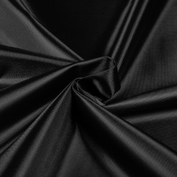 *Ткань Оксфорд 210D PU, цвет Черный (на отрез)  в Шадринске