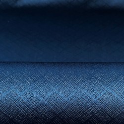 Ткань Блэкаут для штор светозатемняющая 100% &quot;Орнамент Синий&quot; (на отрез)  в Шадринске